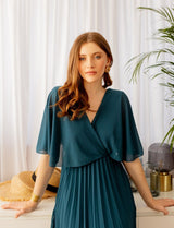 Robe bleu canard Gisella