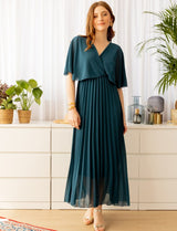 Robe bleu canard Gisella