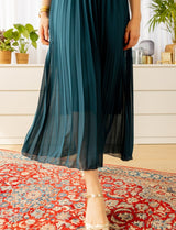 Robe bleu canard Gisella