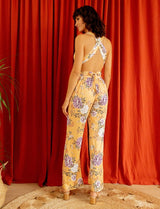 Combinaison jaune fleurie Gabriella