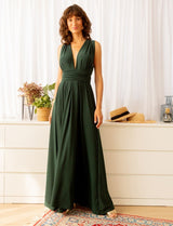 Robe vert foncé Annabella