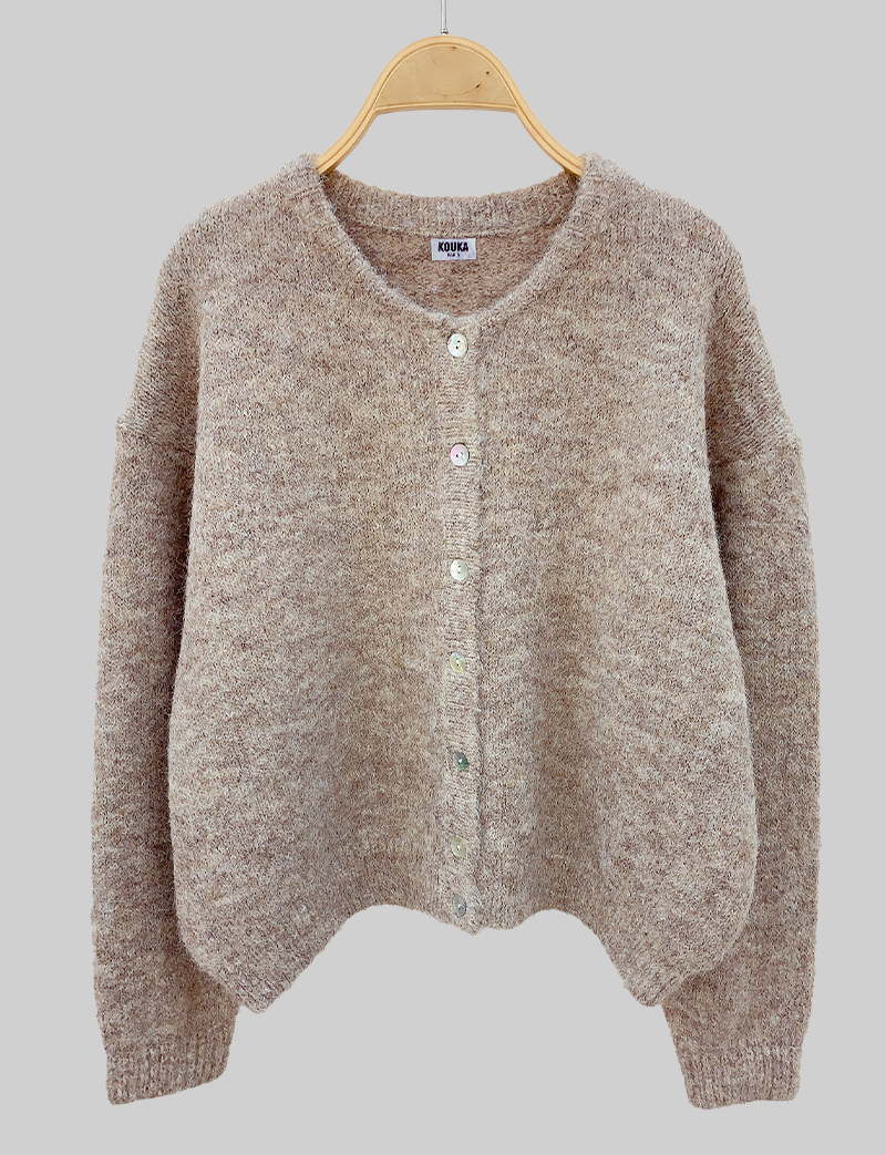 Gilet taupe Sami