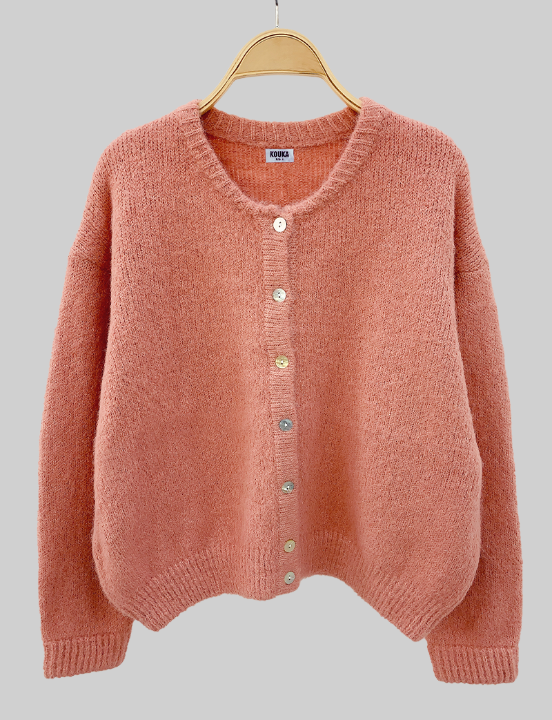 Gilet vieux rose sami