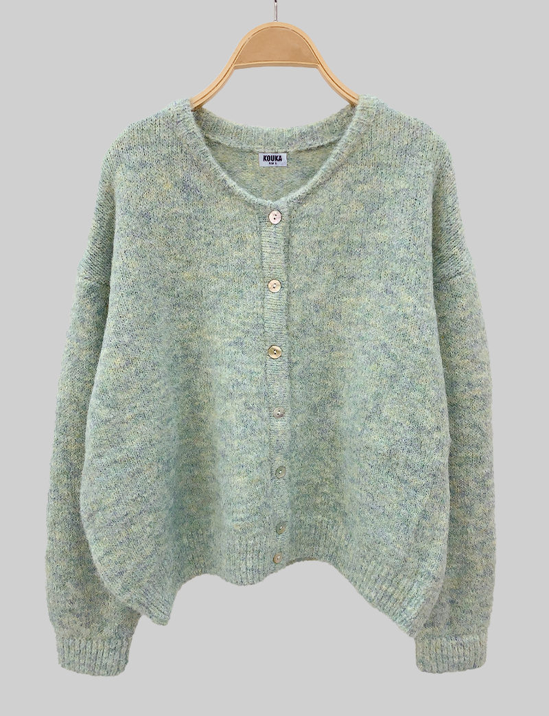 Gilet menthe Sami