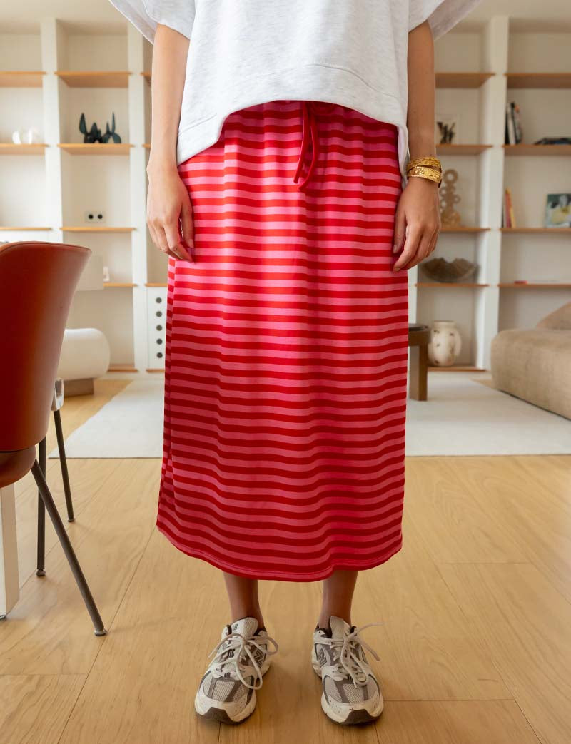Pink and red Yago skirt
