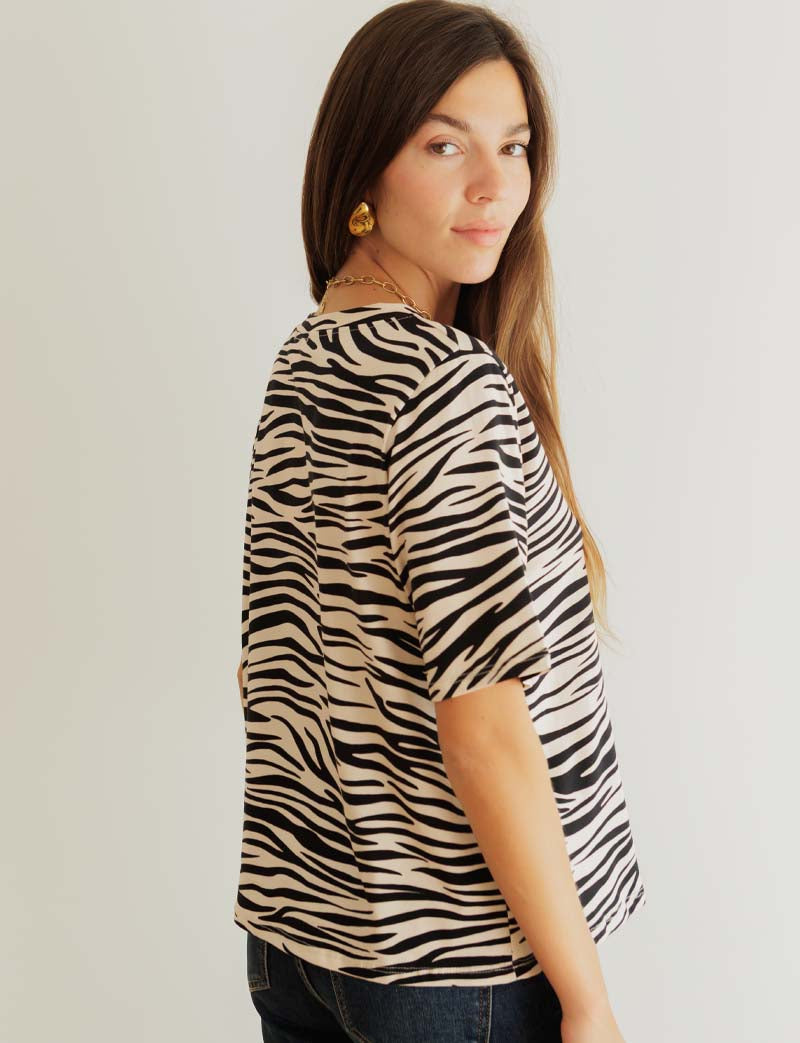 T-shirt zèbre Rafael