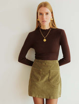 Khaki Zeca skirt