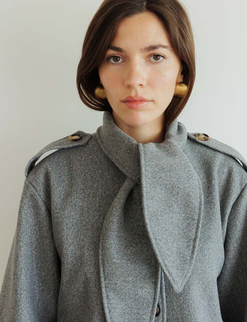 Gray coat Esteban