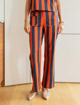 Navy and Orange Striped Jeans Aldo