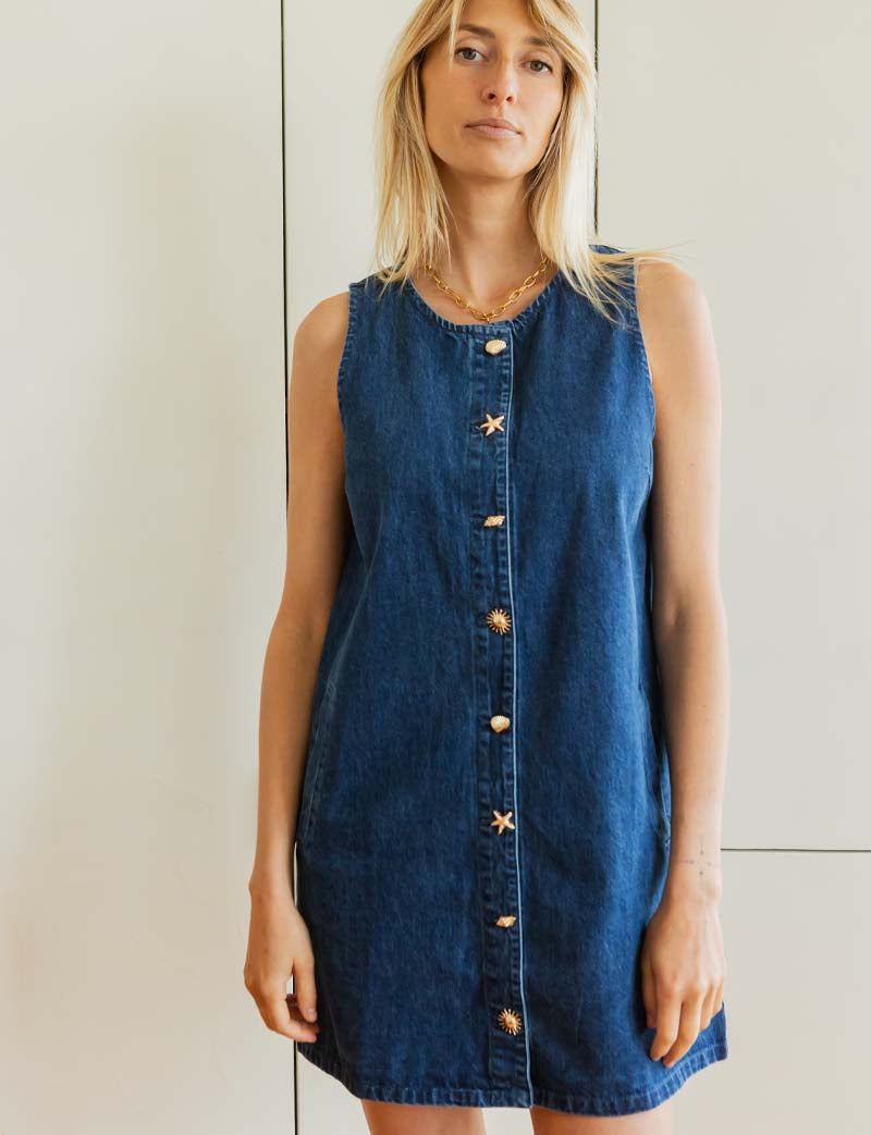 Robe en jean Analia