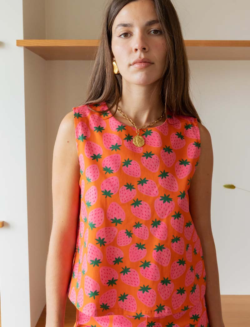 Ansa Strawberry Top