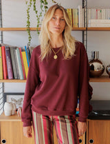 Sweat bordeaux Honoré