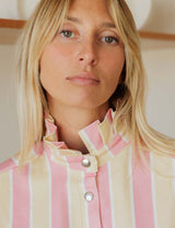 Robe rose & jaune Paula
