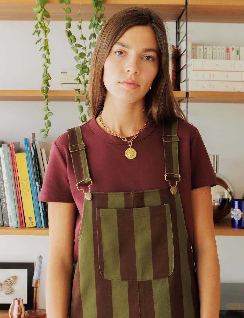 Roey brown & olive overalls