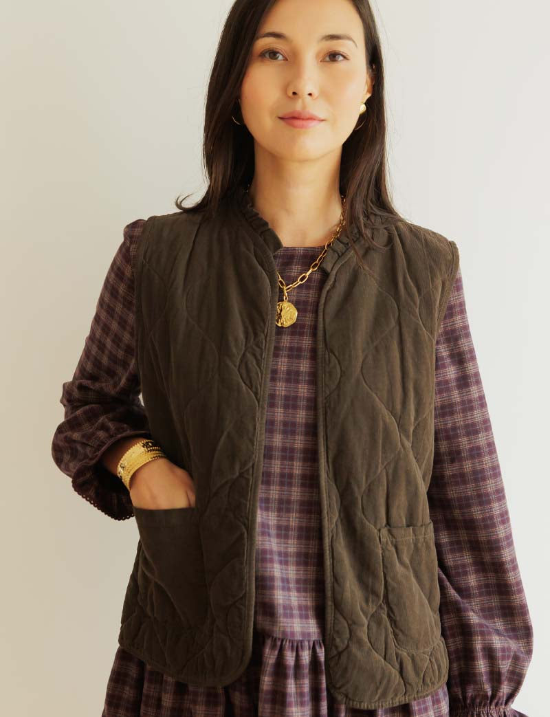 Gilet marron Yann