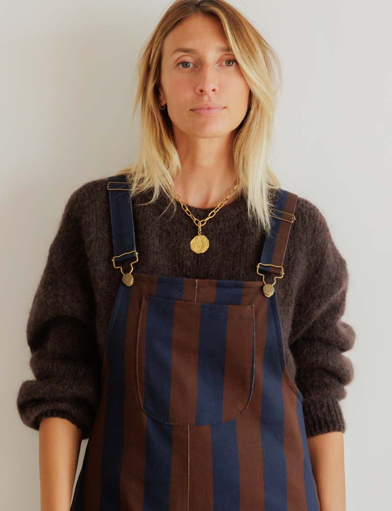 Pull marron Raymond
