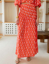 Coral skirt Luisa