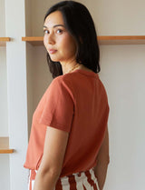 T-shirt terracotta Robb