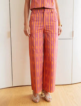Orange & purple Gilles pants