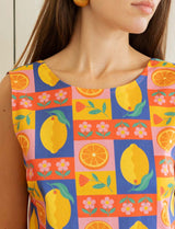 Safia citrus robe