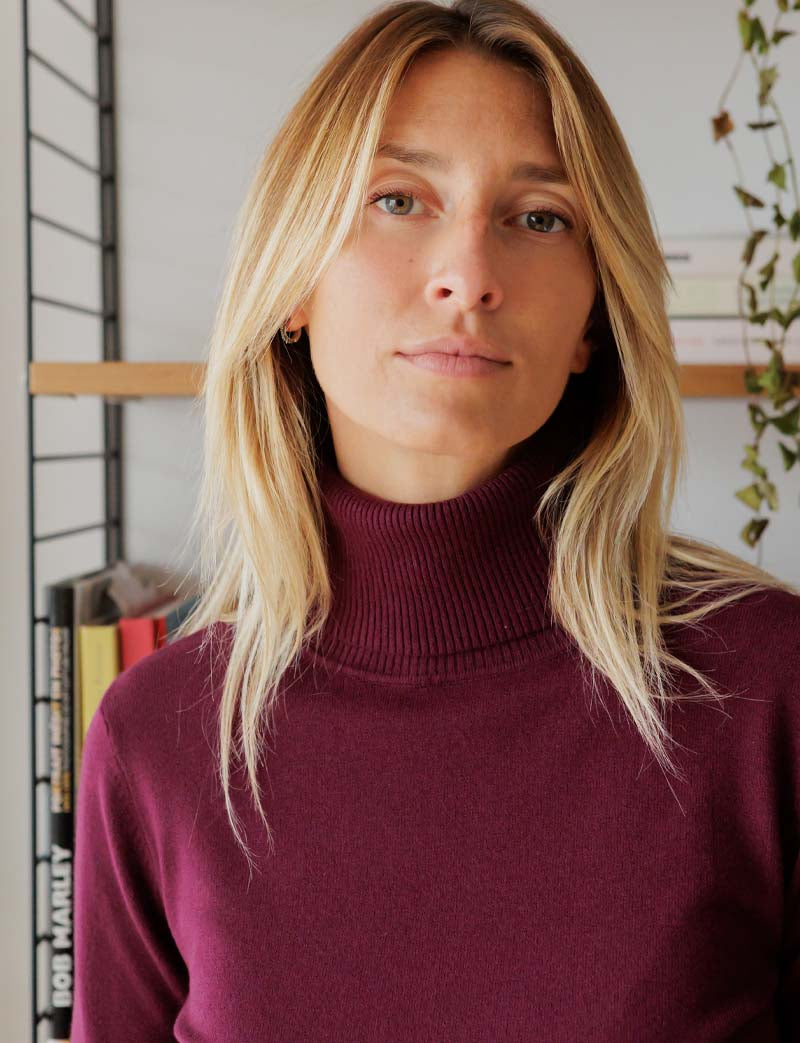 Pull bordeaux Dale