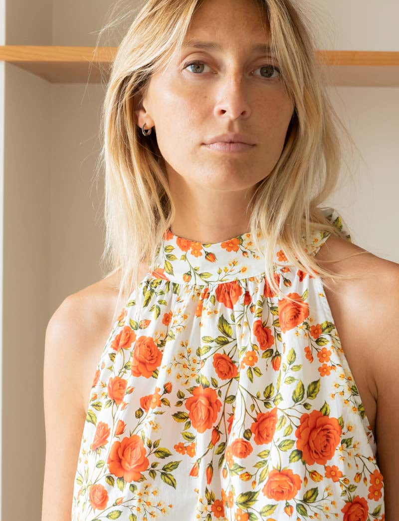 White floral Rosia dress