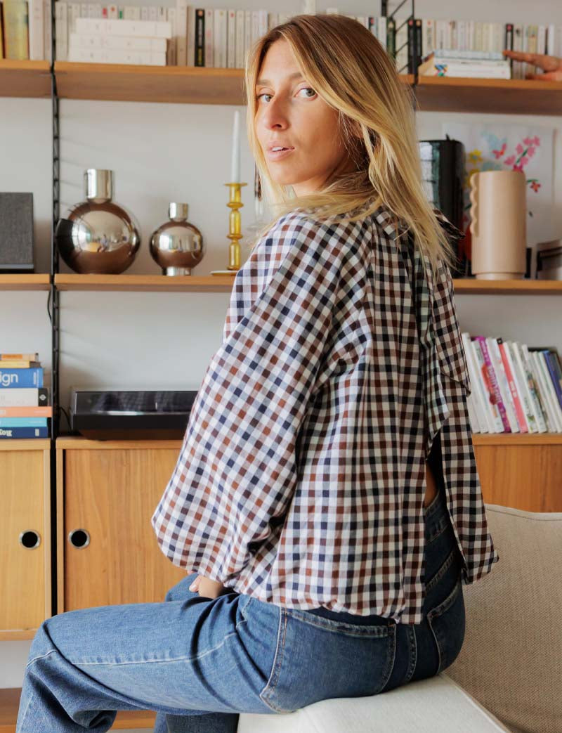Blouse à carreaux Melia