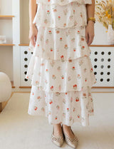 Celesta floral skirt