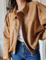 Virgile camel jacket