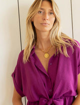 Magenta Soltan Robe