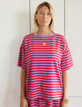Red & Lilac Conrad T-shirt