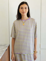 T-shirt vert & lilas Conrad