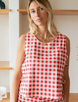 Top Vichy Red Ansy