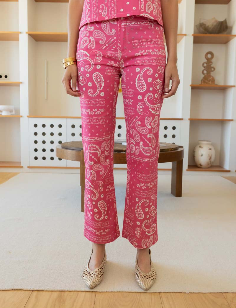 Pink Jean Bandana Jony