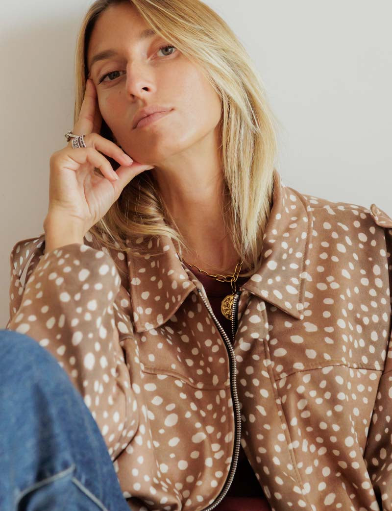 Chaqueta color bambi Virgile