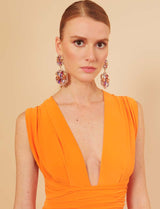 Orange Annabella multiposition dress