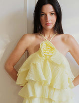 Robe jaune Flavie