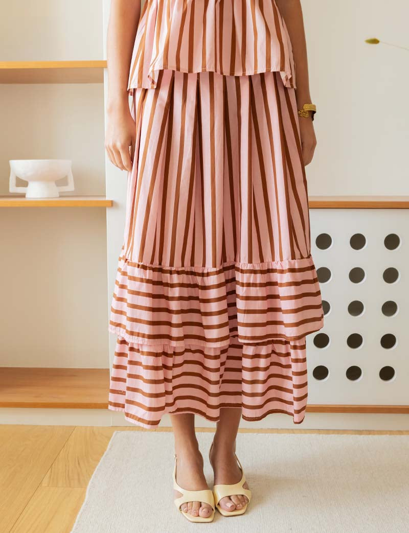 Pink Jeanne Skirt