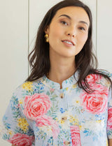 Robe ciel fleurie Lena