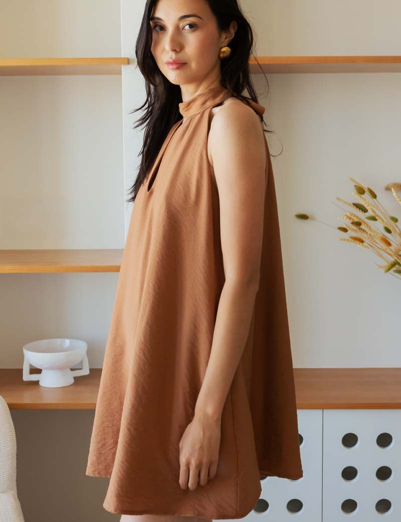 Robe caramel Girly