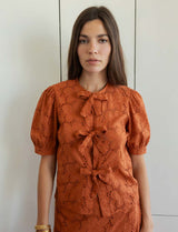 Terracotta blouse Dinis