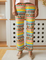 Multi-striped Jony jeans