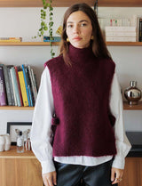 Pull bordeaux Zary