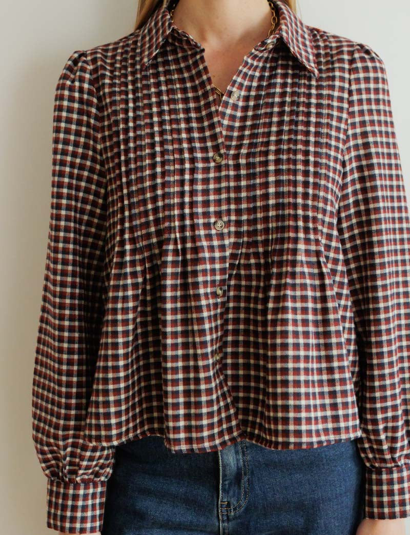 Chemise à carreaux Tivim