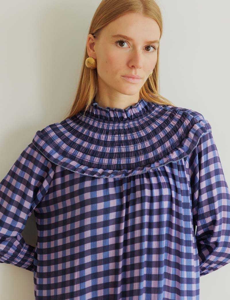 Vestido de cuadros vichy Dassy