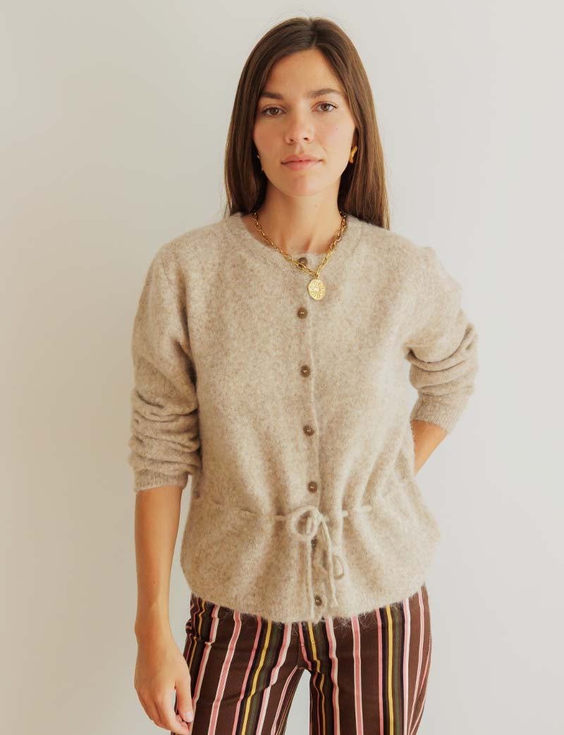 Gilet taupe Piyo