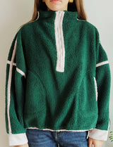 Veste verte & rose Sloan