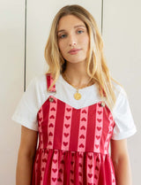 Robe rose & rouge Tila