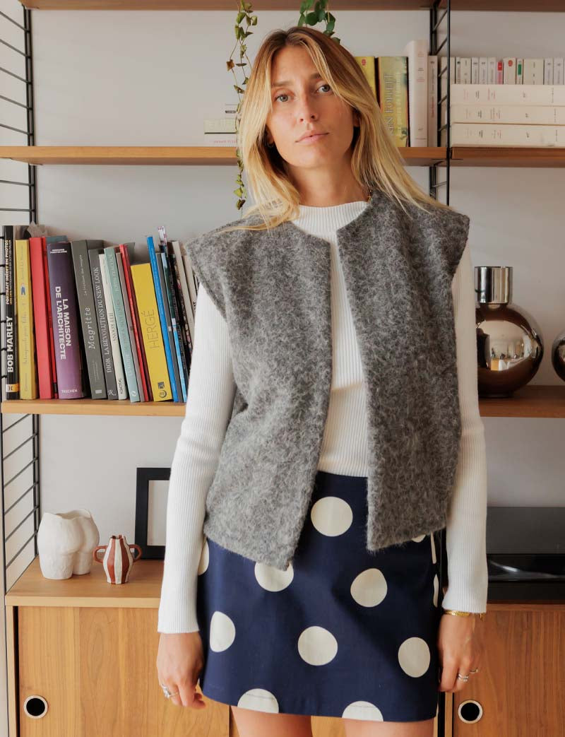 Gilet gris Peny