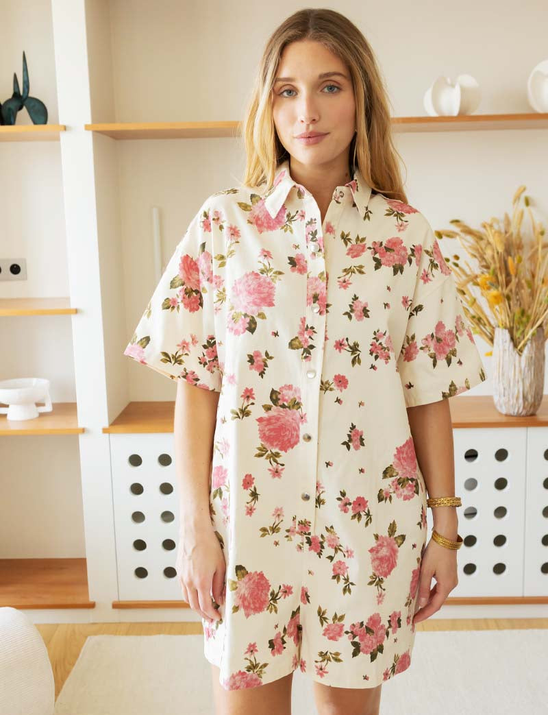 Off-white Marley floral romper
